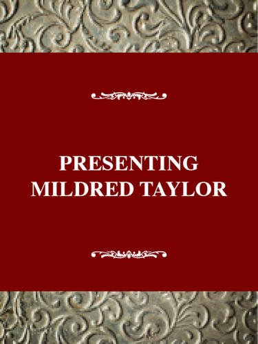 Imagen de archivo de Presenting Mildred Taylor a la venta por Better World Books