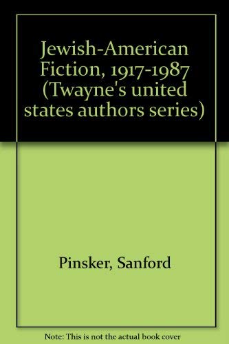 Stock image for Jewish-American Fiction, 1917-1987 for sale by ThriftBooks-Atlanta