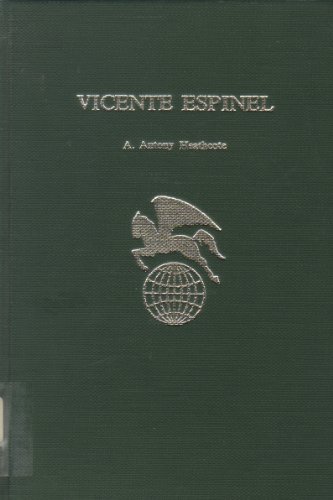 Stock image for Vincente Espinel for sale by Foggy Mountain Books