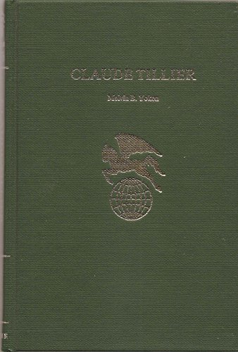 9780805762228: Claude Tillier (World Authors S.)