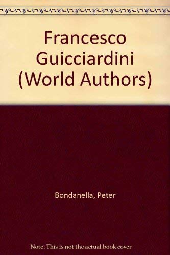 Beispielbild fr Francesco Guicciardini zum Verkauf von Better World Books