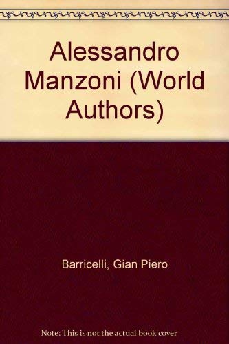 Beispielbild fr Alessandro Manzoni (Italy) zum Verkauf von Irish Booksellers