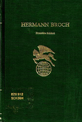Stock image for Hermann Broch for sale by Better World Books: West
