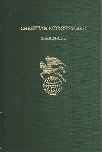 9780805763492: Christian Morgenstern (World Authors S.)