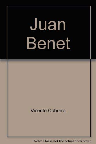 Stock image for Juan Benet for sale by Better World Books