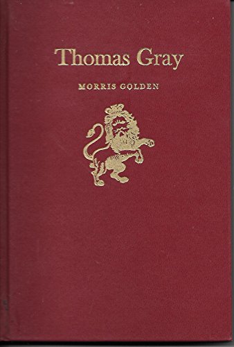 9780805769616: Thomas Gray (Twayne's English Authors Series)