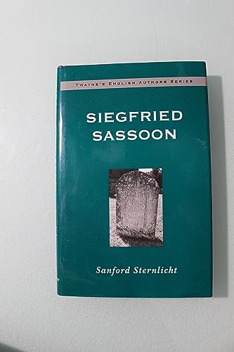 Imagen de archivo de Siegfried Sassoon (Twayne's English Authors Series) a la venta por Wonder Book