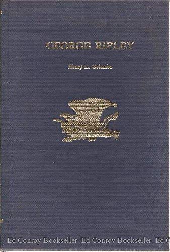 Stock image for GEORGE RIPLEY for sale by Neil Shillington: Bookdealer/Booksearch