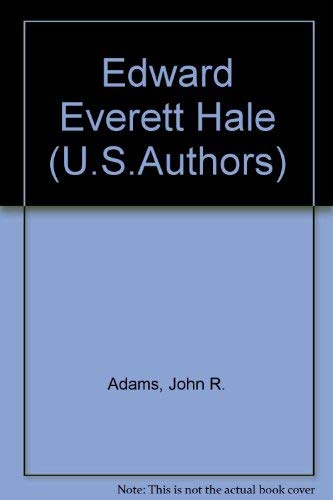 Beispielbild fr Edward Everett Hale zum Verkauf von Better World Books