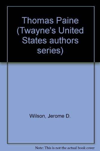 Beispielbild fr Thomas Paine (Twayne's United States authors series ; TUSAS 301) zum Verkauf von SecondSale