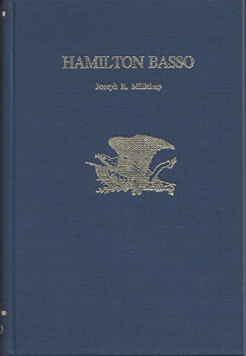 Imagen de archivo de Hamilton Basso a la venta por Better World Books