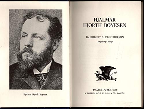 Beispielbild fr Hjalmar Hjorth Boyesen zum Verkauf von Book Dispensary