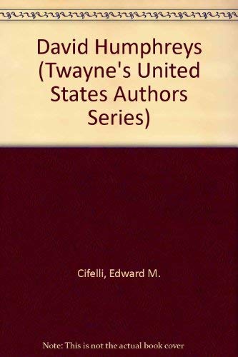 9780805773637: David Humphreys (Twayne's United States Authors Series)