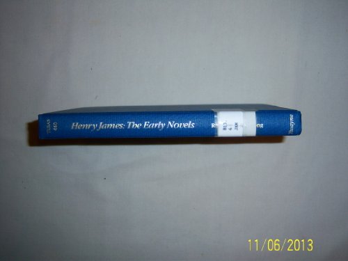 Stock image for Henry James : The Early Novels for sale by Better World Books: West