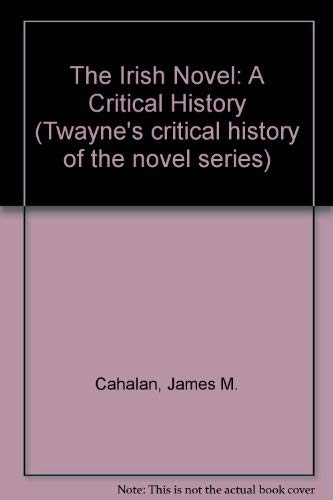 Imagen de archivo de The Irish Novel: A Critical History (Twayne's Critical History of the Novel) a la venta por WeSavings LLC