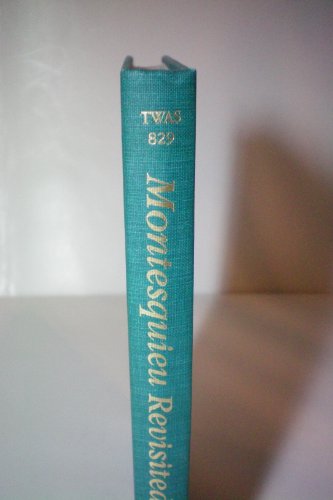Imagen de archivo de Montesquieu Revisited a la venta por Better World Books: West