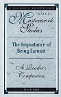 Imagen de archivo de Importance of Being Ernest : A Reader's Companion a la venta por Better World Books
