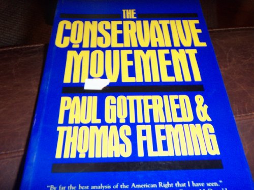 Imagen de archivo de The Conservative Movement a la venta por ThriftBooks-Atlanta