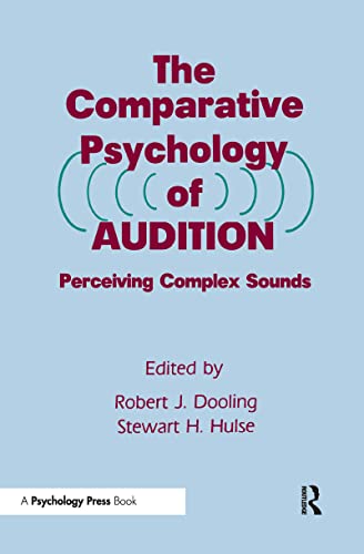 Beispielbild fr The Comparative Psychology of Audition: Perceiving Complex Sounds zum Verkauf von A Squared Books (Don Dewhirst)