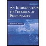 Beispielbild fr Introduction to Theories of Personality zum Verkauf von ThriftBooks-Dallas