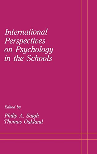 9780805801101: International Perspectives on Psychology in the Schools
