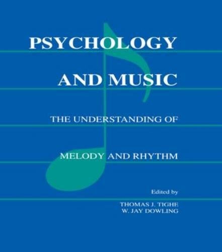 9780805801286: Psychology and Music: The Understanding of Melody and Rhythm