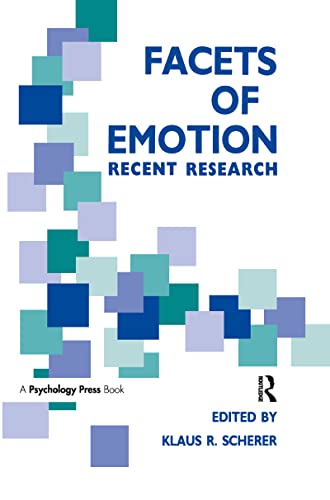 Beispielbild fr Facets of Emotion: Recent Research zum Verkauf von Anybook.com