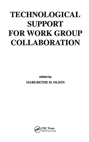 Stock image for Technological Support for Work Group Collaboration for sale by Chiron Media