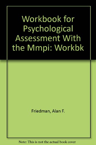 Stock image for Workbook for Psychological Assessment With the Mmpi for sale by Phatpocket Limited