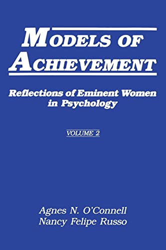 Stock image for Models of Achievement: Reflections of Eminent Women in Psychology, Volume 2 for sale by Revaluation Books