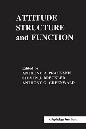 Imagen de archivo de Attitude Structure and Function (Ohio State University Volumes on Attitudes and Persuasion; 3) a la venta por GoldBooks