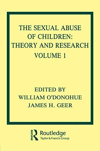 Imagen de archivo de The Sexual Abuse of Children: Volume I: Theory and Research:volume Ii: Clinical Issues a la venta por Revaluation Books