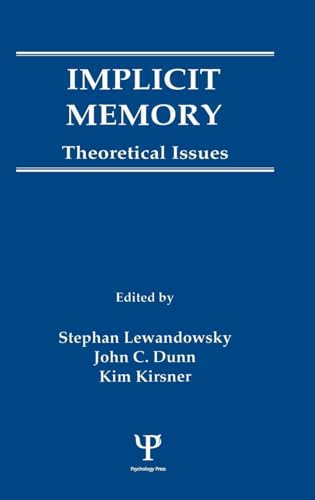 9780805803587: Implicit Memory: Theoretical Issues