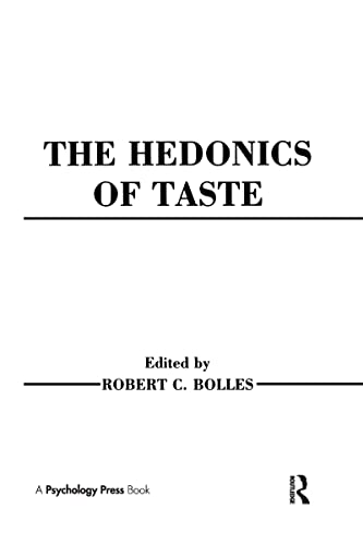 Imagen de archivo de The Hedonics of Taste a la venta por Sequitur Books