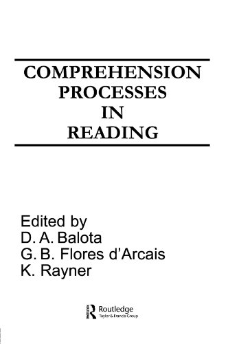 Beispielbild fr Comprehension Processes in Reading zum Verkauf von Blackwell's