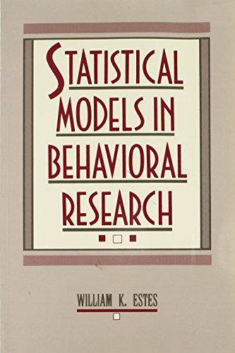 Beispielbild fr Statistical Models in Behavioral Research zum Verkauf von BooksRun