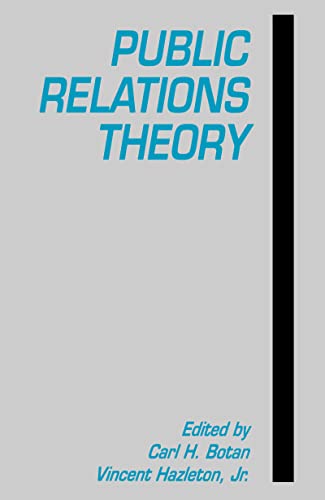 Stock image for Public Relations Theory for sale by Better World Books