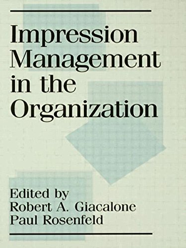 Stock image for Impression Management in the Organization for sale by HPB-Red