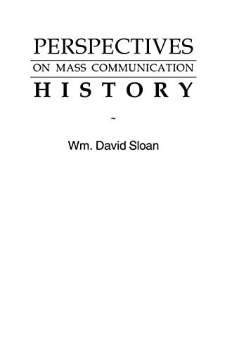 9780805808353: Perspectives on Mass Communication History (Routledge Communication Series)