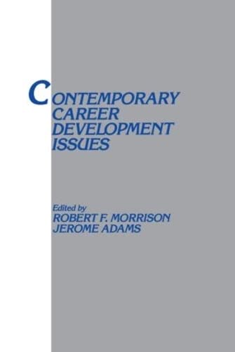 Beispielbild fr Contemporary Career Development Issues (Applied Psychology Series) zum Verkauf von medimops