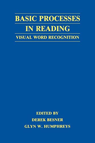 Imagen de archivo de Basic Processes in Reading - Visual Word Recognition a la venta por Basi6 International