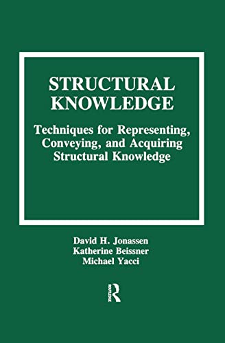 9780805810097: Structural Knowledge: Techniques for Representing, Conveying, and Acquiring Structural Knowledge
