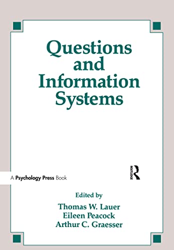 Imagen de archivo de Questions and Information Systems a la venta por Chiron Media