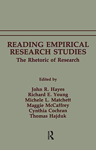 Beispielbild fr Reading Empirical Research Studies: The Rhetoric of Research: The Rhetoric of Research zum Verkauf von HPB-Red