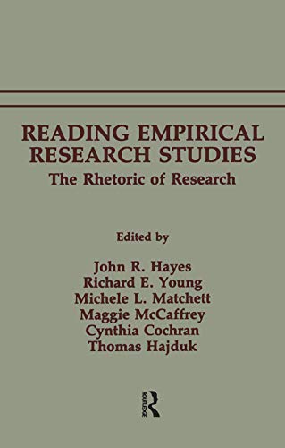 Stock image for Reading Empirical Research Studies: The Rhetoric of Research: The Rhetoric of Research for sale by HPB-Red