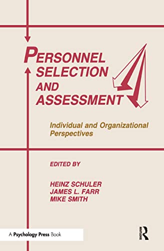 Imagen de archivo de Personnel Selection and Assessment: Individual and Organizational Perspectives (Applied Psychology) a la venta por Chiron Media