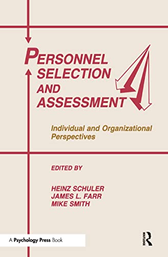 Stock image for Personnel Selection and Assessment: Individual and Organizational Perspectives (Applied Psychology Series) for sale by HPB-Red