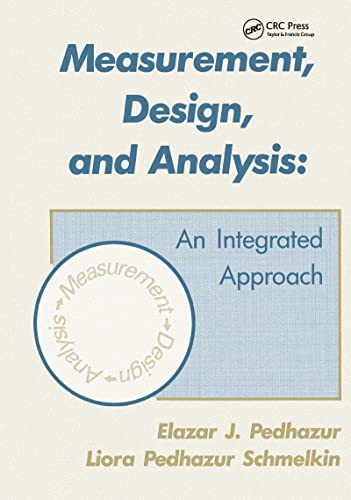 9780805810639: Measurement, Design, and Analysis: An Integrated Approach (Psychology Press & Routledge Classic Editions)