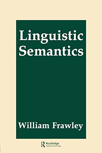 9780805810752: Linguistic Semantics