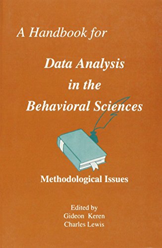 Beispielbild fr A Handbook for Data Analysis in the Behavioral Sciences: Statistical Issues zum Verkauf von Books From California